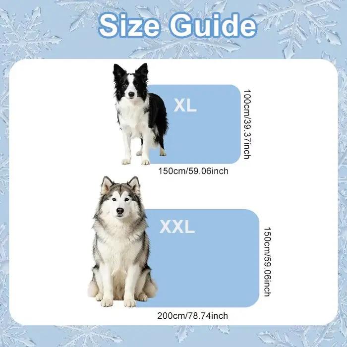 Couverture rafraîchissante d'été pour chiens et chats