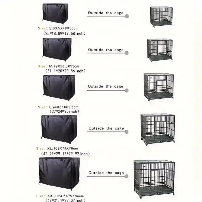 Housse de cage pour chien de grande taille