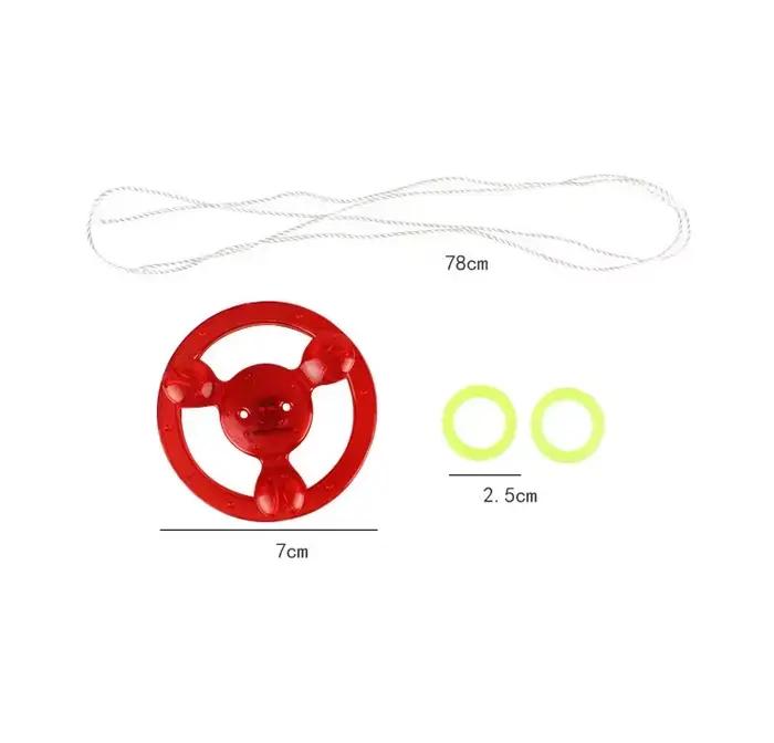 3/6/9 pièces Nouveaux Jouets Lumineux à Tirer à la Main, Jouets à Corde Lumineuse Clignotante, Jouets LED, Jouets Gyroscopiques Clignotants Nouveauté, Cadeaux