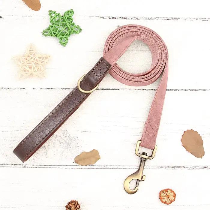 Laisse pour chien en cuir PU