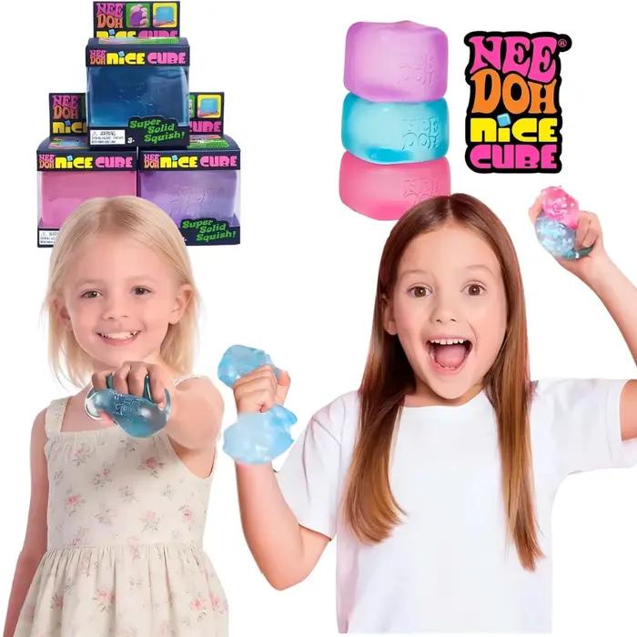 Jouet Squishy Méduse et Cube Nee Doh Schylling