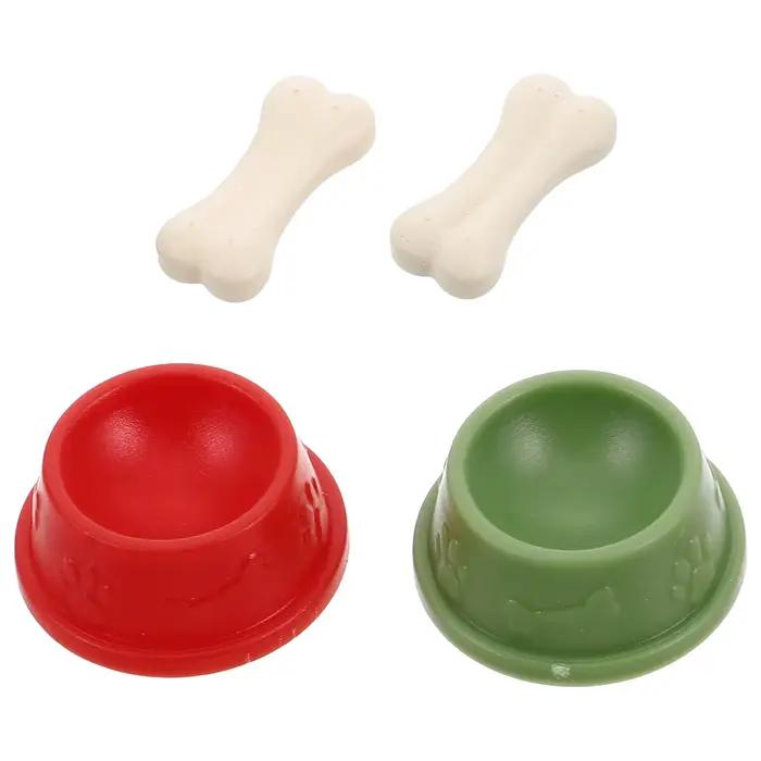 2 ensembles de mini bols à nourriture pour chiens