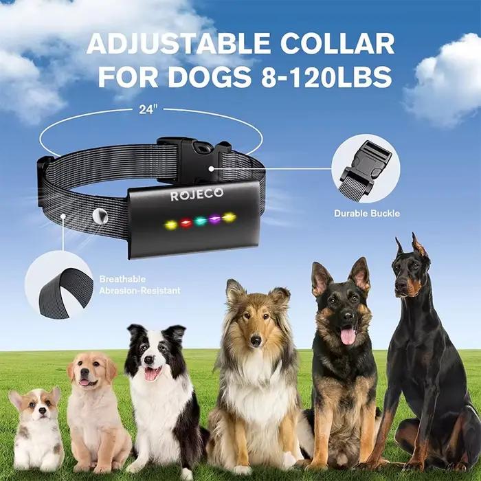 ROJECO collier de dressage pour chien avec télécommande 1600FT IP67