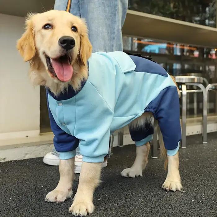 HOOPET sport chien veste quatre pieds vêtements pour chiens Labrador Retriever Golden