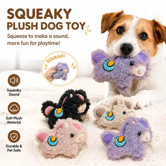 Mini jouet en peluche couineur pour chien