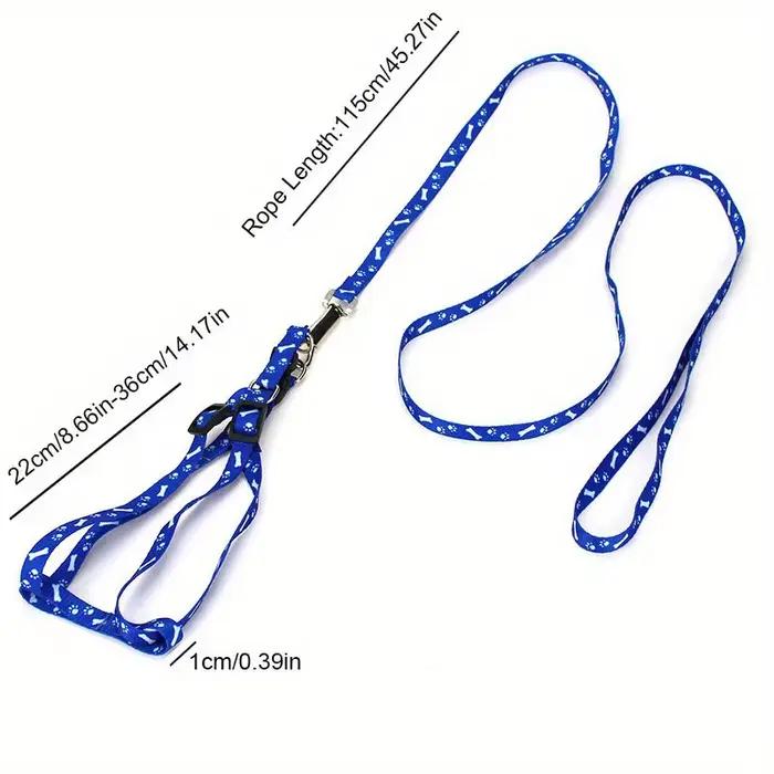 Laisse réglable en nylon pour petit animal de compagnie