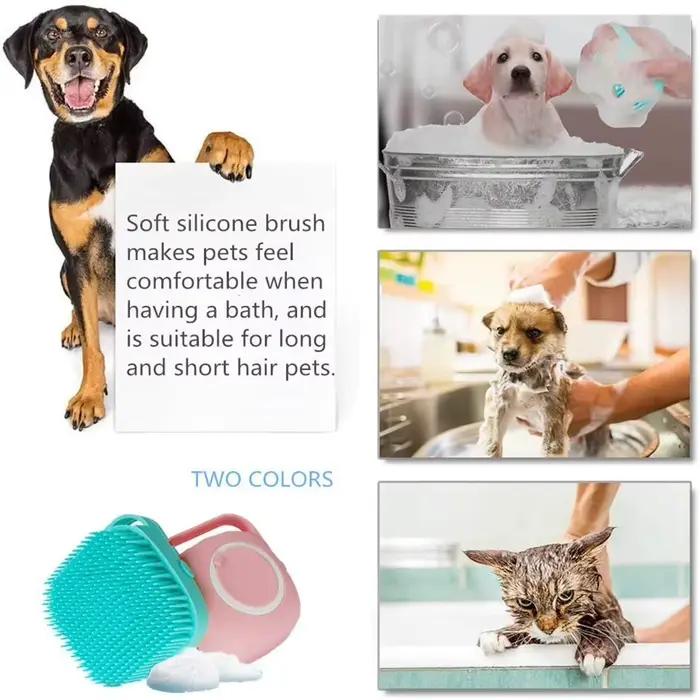 Brosse de bain pour chien