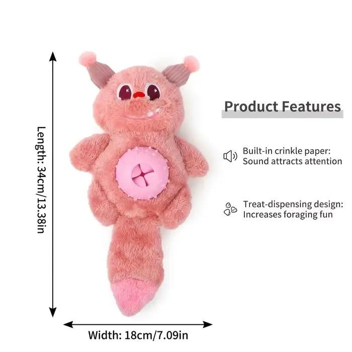 Jouet en peluche pour chien monstre mignon