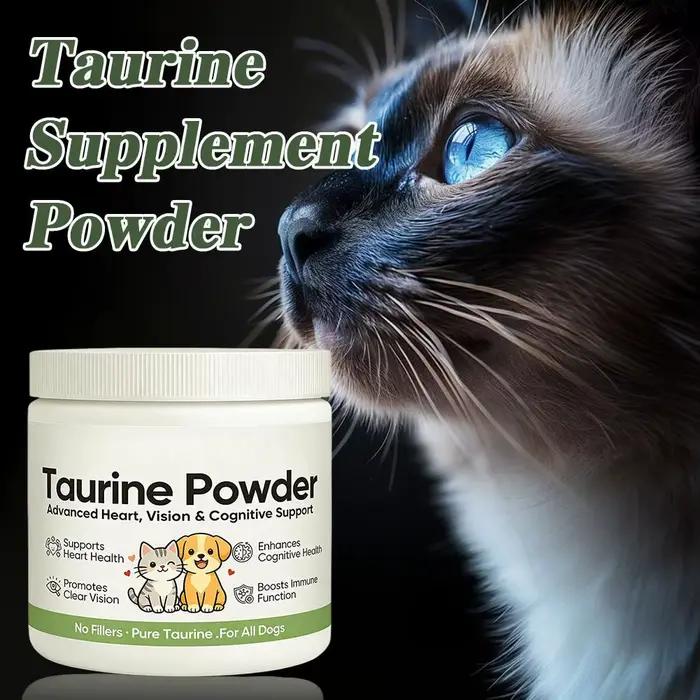 Poudre de supplément de taurine 30g pour chat et chien – Soutient la santé cardiaque