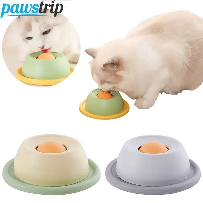 Jouets interactifs de nourriture de léchage de chat de compagnie