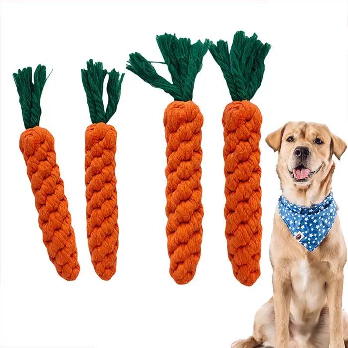 1 pièces carotte chien morsure corde