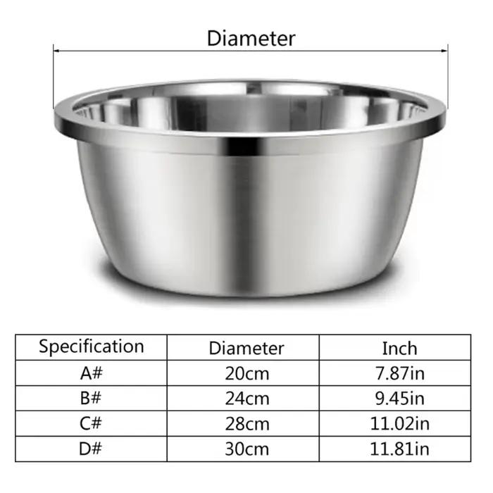 Grand bol pour chien en acier inoxydable 448B