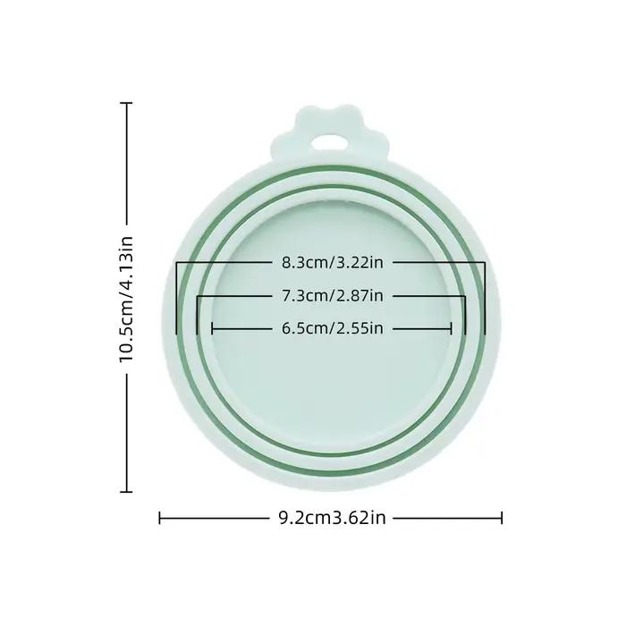 1 couvercle de canette réutilisable en Silicone pour animaux de compagnie