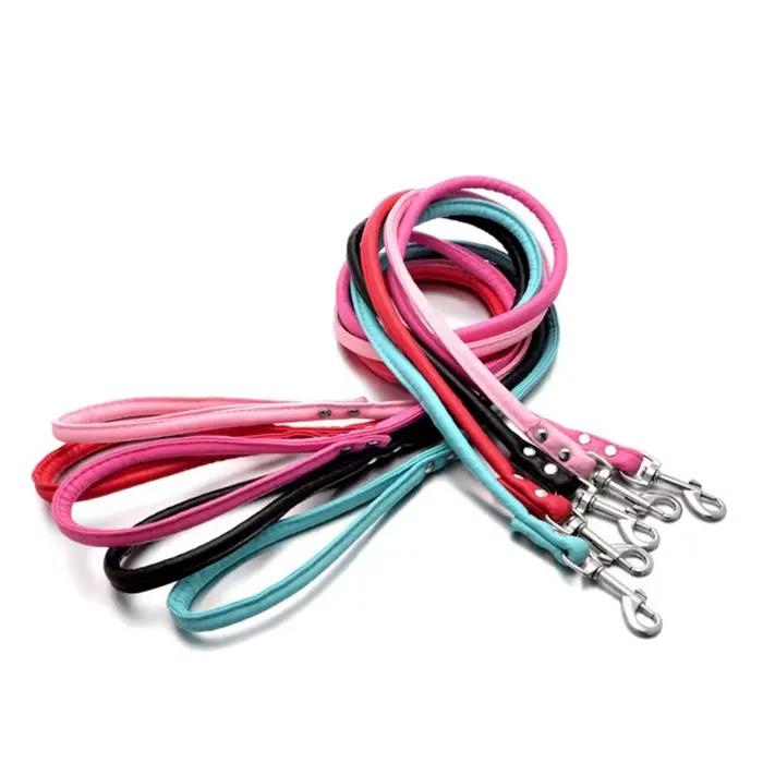 Laisse pour chien en cuir PU