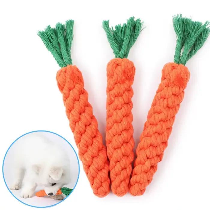 1 pièces carotte chien morsure corde
