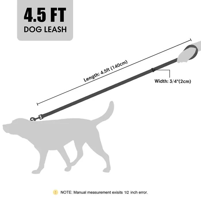 Laisse pour chien en cuir PU