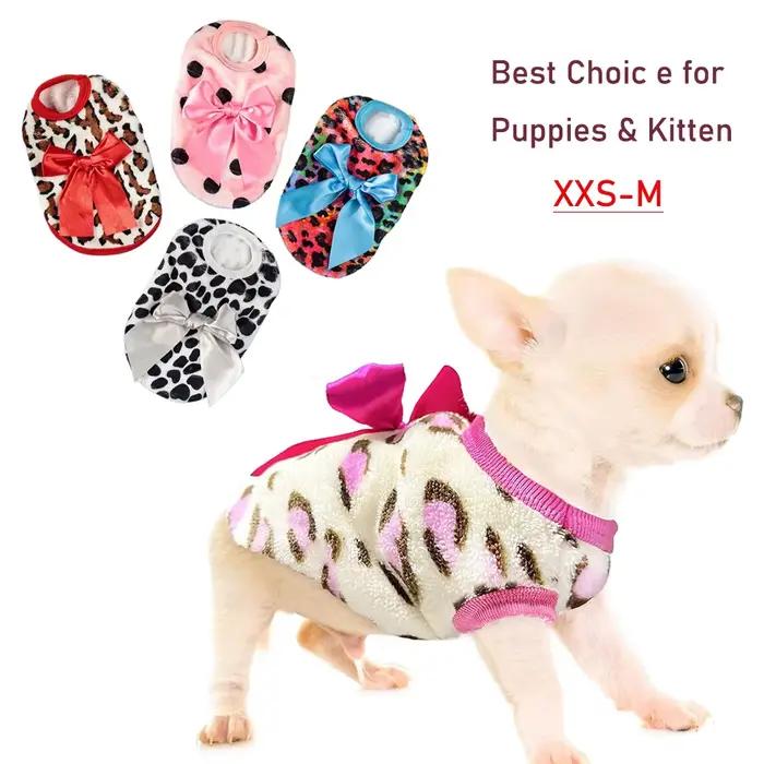 Chihuahua manteau chien pull pour petits chiens tasse à thé chien vêtements pour chiots chaton chiot chat vêtements chaud hiver vêtements