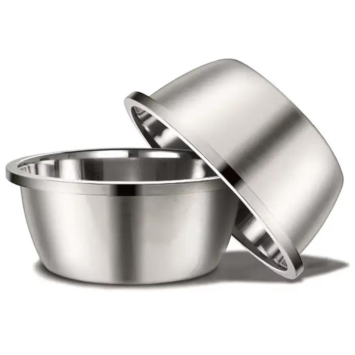Grand bol pour chien en acier inoxydable 448B