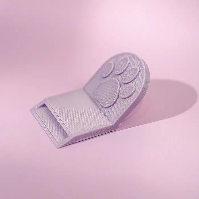 Ouvre-boîte pour nourriture pour animaux de compagnie en forme de patte de chat imprimé en 3D