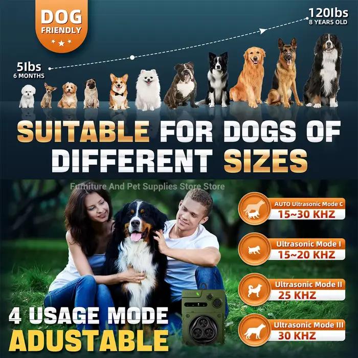 Dispositif Anti-aboiement ultrasonique pour chiens