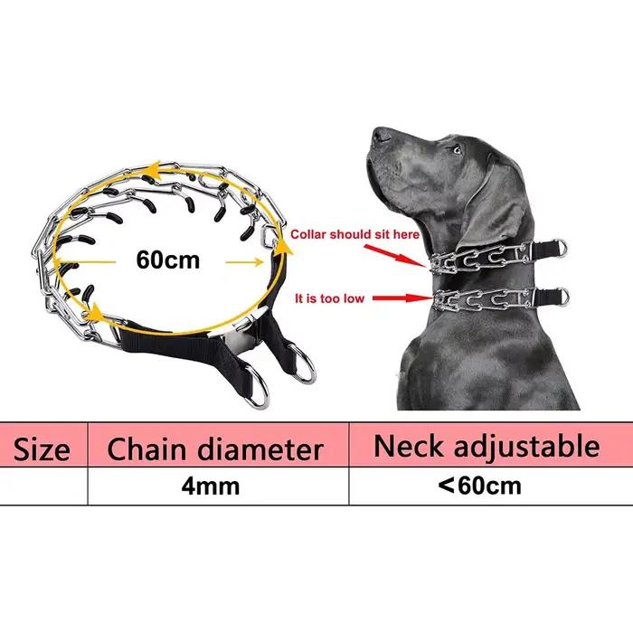 Collier pour chien pour entraînement anti-traction