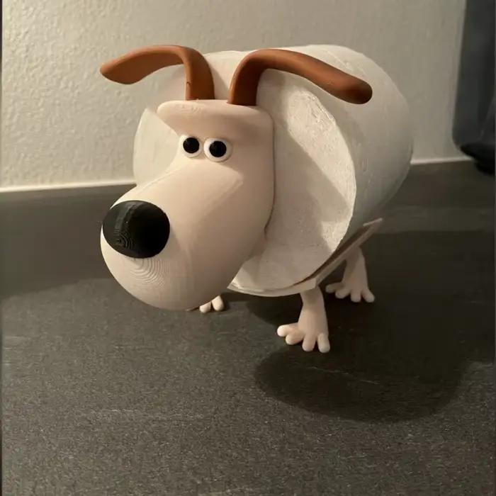 Support de toilette pour chiot, décoration d'intérieur, accessoire de salle de bain, rangement adapté aux toilettes, aux salles de bain, aux cuisines, aux salons, cadeau unique