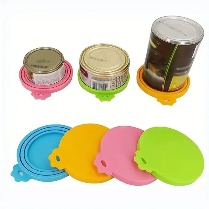 1 couvercle de canette réutilisable en Silicone pour animaux de compagnie