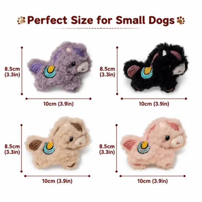 Mini jouet en peluche couineur pour chien