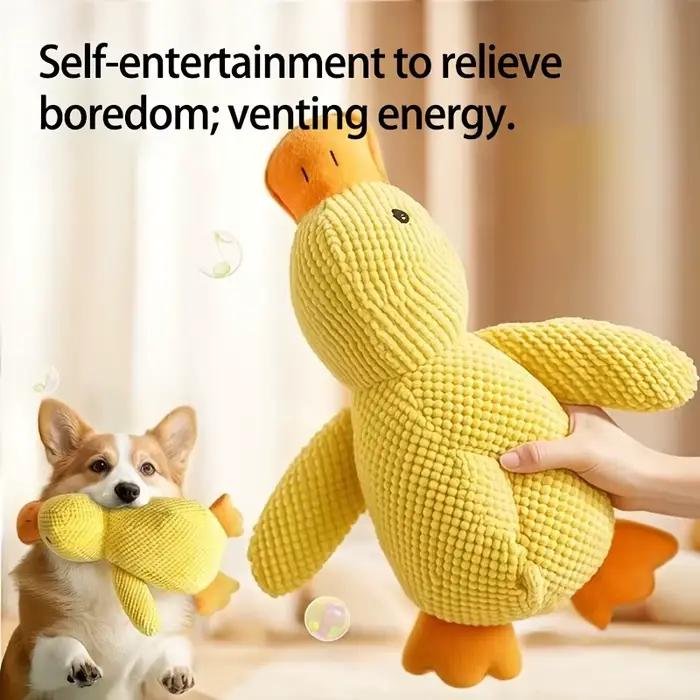 Jouets pour chiens, canards jaunes