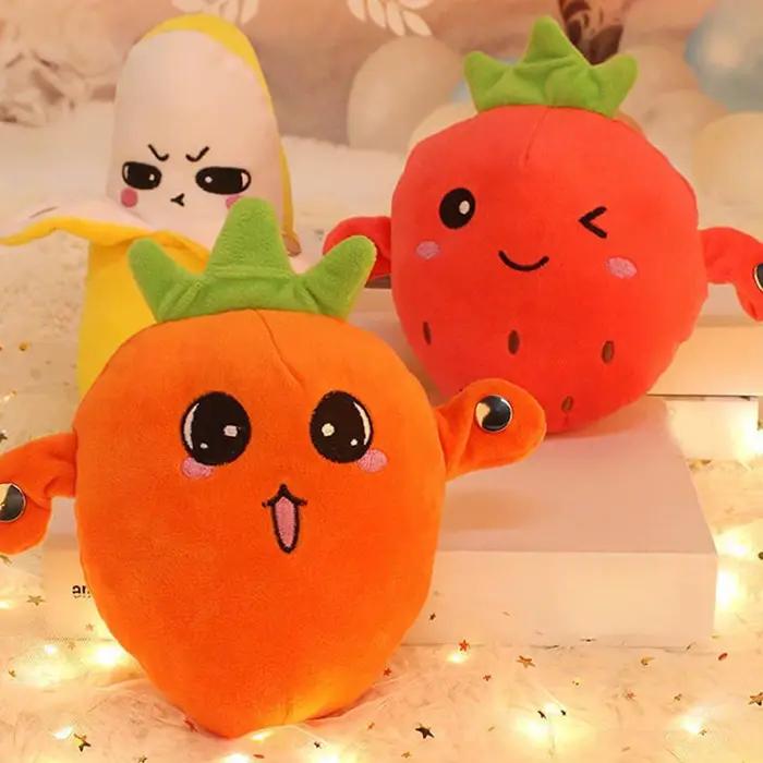  Jouet interactif créatif en peluche en forme de banane