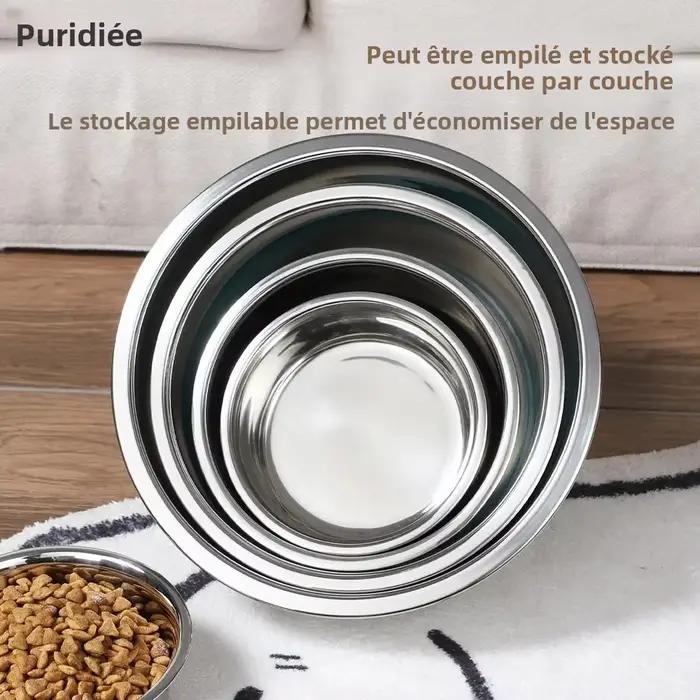 Bol pour chien en acier inoxydable